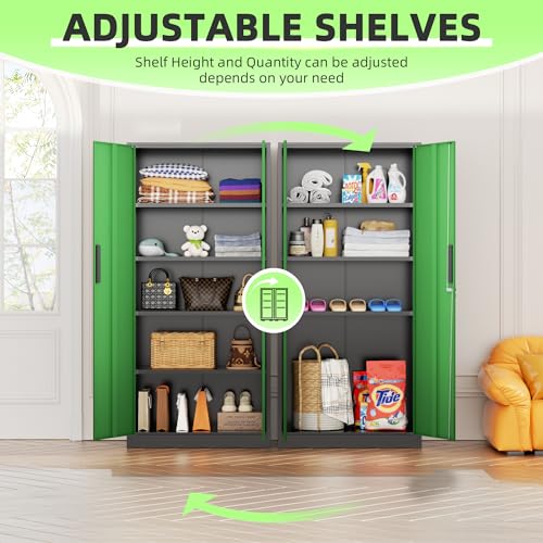 Storage Cabinet (Black Green / 71")
