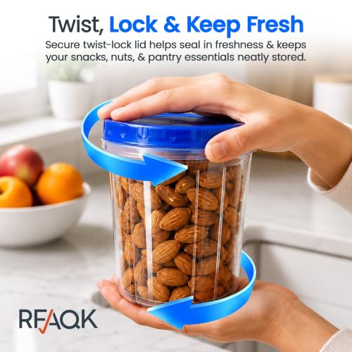 Freezer Storage Containers (12 PACK - 32 OZ - BLUE)