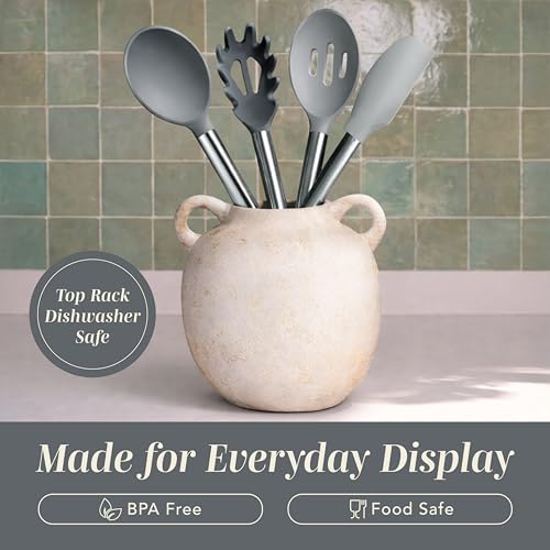 Silicone Cooking Utensils (Grey Ombre / 10 Pieces)