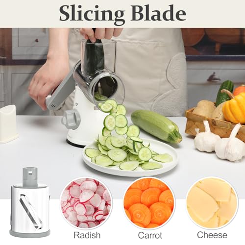 Rotary Cheese Grater Hand Crank Cheese Shredder for Fresh Cheese