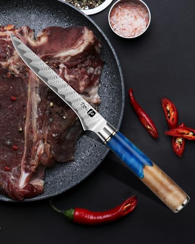 6" Damascus Boning Knife (6")