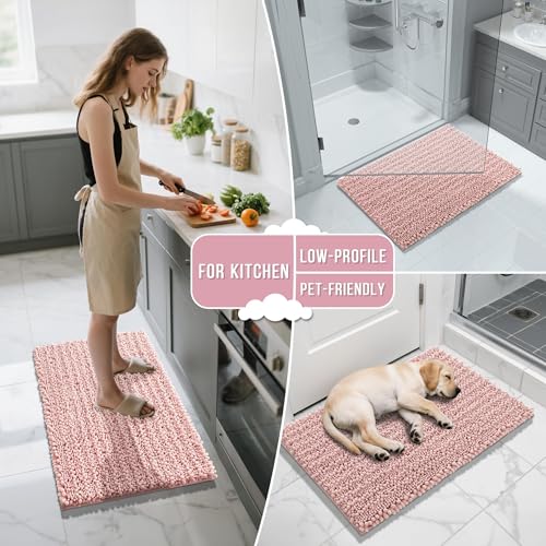 Bathroom Rugs Non Slip Washable 32x20 Inch