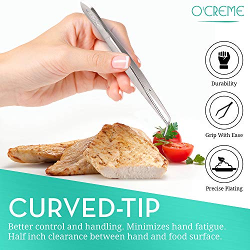 Curved Tweezers 6.25 Inch Fine