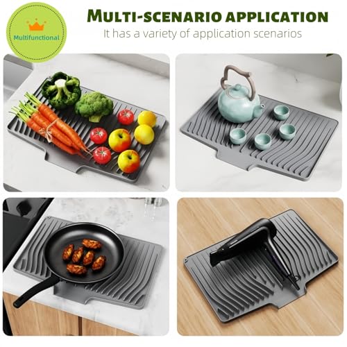 Silicone Dish Drying Mat for Kitchen Counter