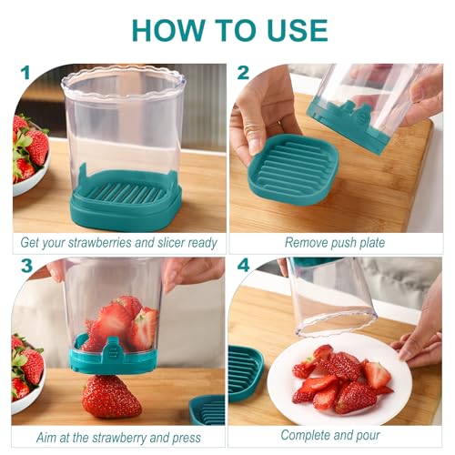 Fruit Slicer Cup (Dark Blue)
