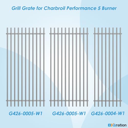 17" Grill Grate for Charbroil Performance 5 Burner 463448021 (17" x 28"(5B/SS))
