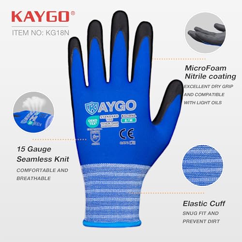Safety Work Gloves (12 Ounce)