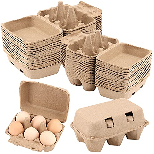 40 Pack 6 Count Egg Cartons