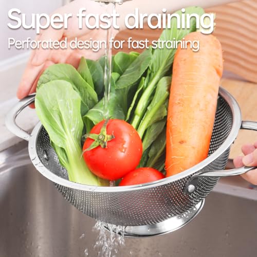 Premium Stainless Steel Colander for Kitchen