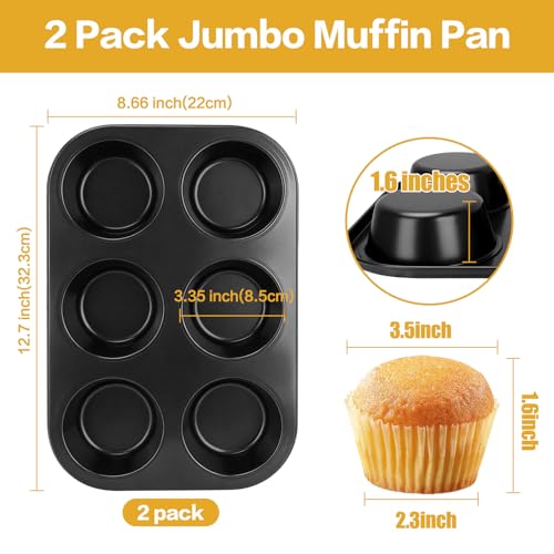 Jumbo Muffin Pan 6 Cup (jumbo muffin 6 cup)