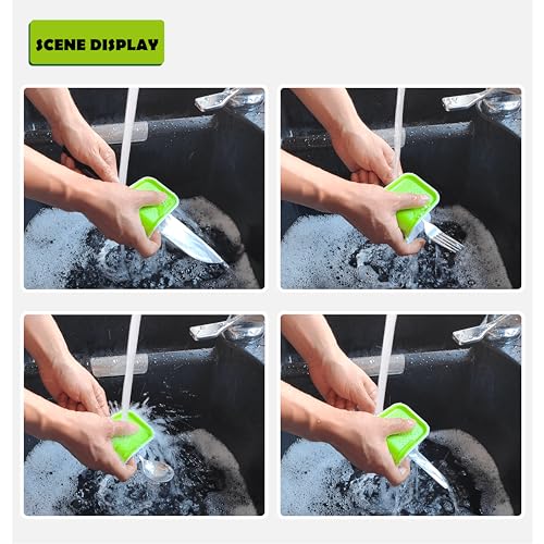2Pcs Openable BladeBrush Knife and Cutlery Cleaner Brush (2 Count)