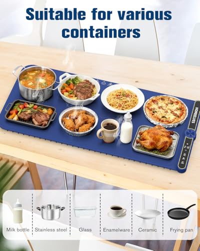 Warming Mat for Food (Blue / 32x15 Inch)