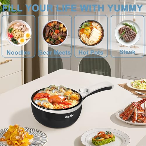 Hot Pot Electric (1.5 L (Without Steamer) / Black)