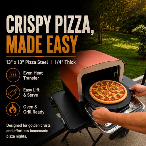 13" Round Pizza Steel