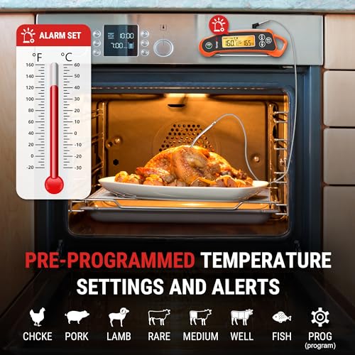 TempSwift 2 Probes Meat Thermometer Digital with 2 Display Channels