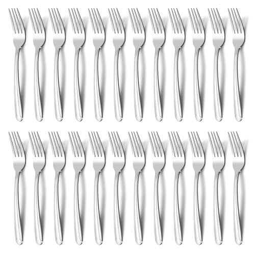24 Piece Salad Forks (24 Pcs 7.1'' Salad Forks)