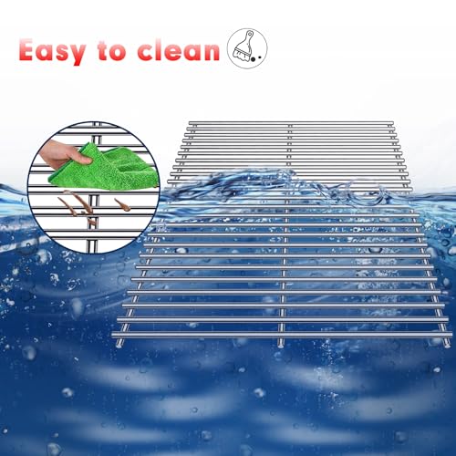 BBQ Grill Grates Replacement for Cuisinart Gas Grill CGG (Silver 7MM)