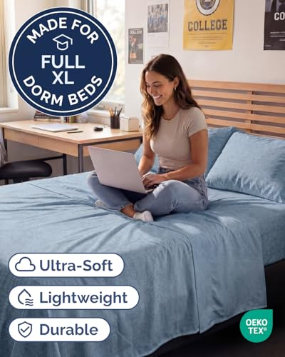 Full XL Sheets (39 - Heathered Blue / Full XL)