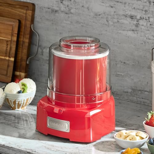 Ice Cream Maker Machine (Red / 1.5 Quart)