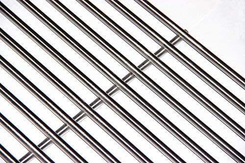 S591SC (3-Pack) 19 1/4" Stainless Steel Wire Cooking Grid Grates Replacement for Brinkmann, Charmglow and Jenn Air 720-0337,720-0512,Kirkland 720-0193 720-0432,720-0025, 720-0108 (3-Pack Stainless Steel)