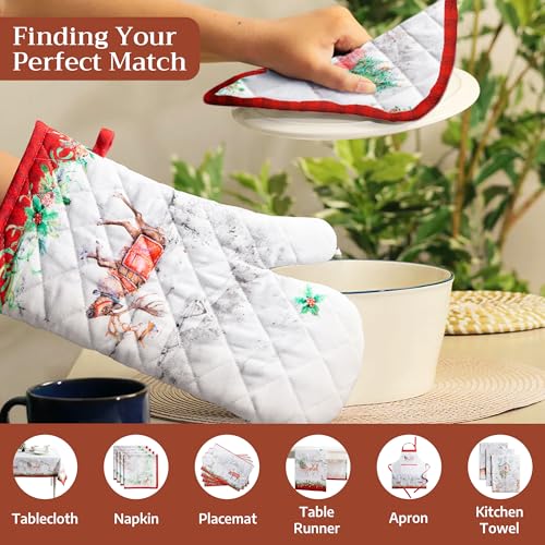 Pot Holders 100% Cotton Potholders (114 - Christmas Tradition / 8" x 8" (Pot Holder Pack of 1))