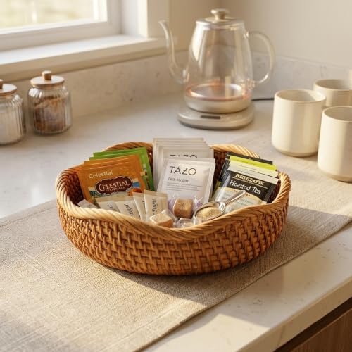 Small Rattan Bread Basket (Small - Natural)