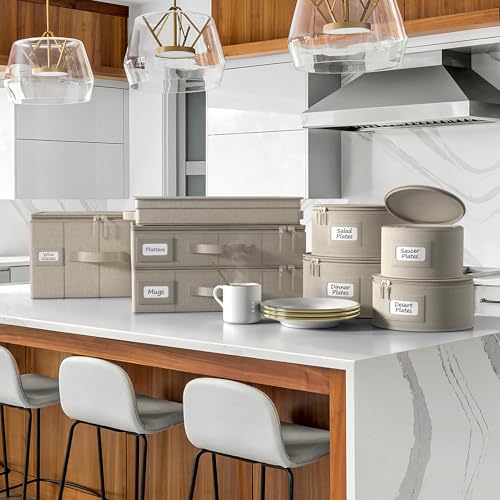 China Storage Containers (Beige / 8 Piece Dinnerware Set)