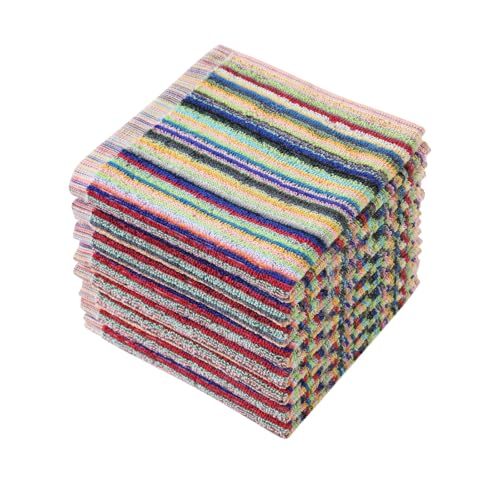 Kitchen Dishcloths for Washing Dishes (Multi-1 / 12x12 inch)