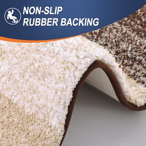 Bathroom Runner Rug 59x24 (59" X 24" / Brown)