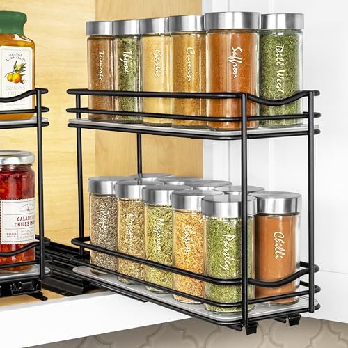 Pull Out Spice Organization for Cabinets