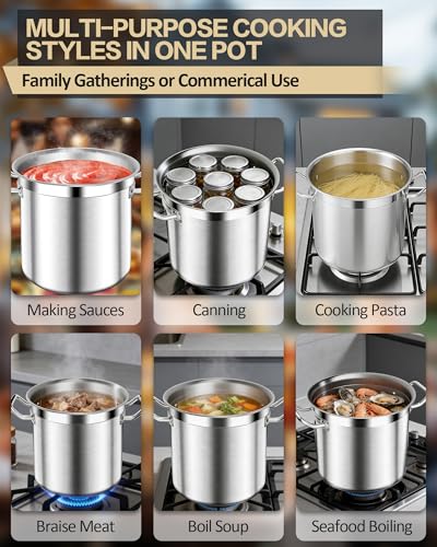 20 Quart Soup Pot with Lid