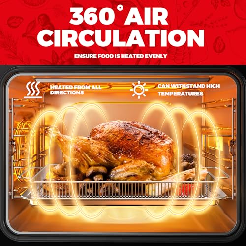 Air Fryer Basket for Oven with Upgraded Striped Mesh