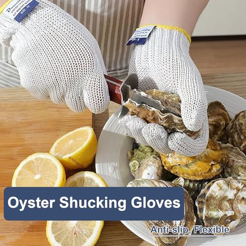 Level 8 Reinforced Cut Resistant Gloves (Large (Pack of 1) / White)