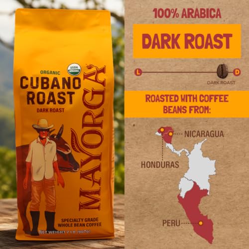 Organic Coffee 2lb Cafe Cubano Roast (32 Ounce (Pack of 1))