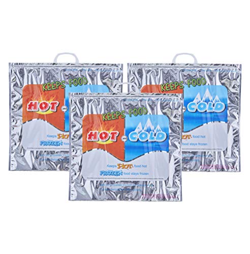 Hot and Cold Insulated Bags for Food Delivery (X-Large (Grocery Size))