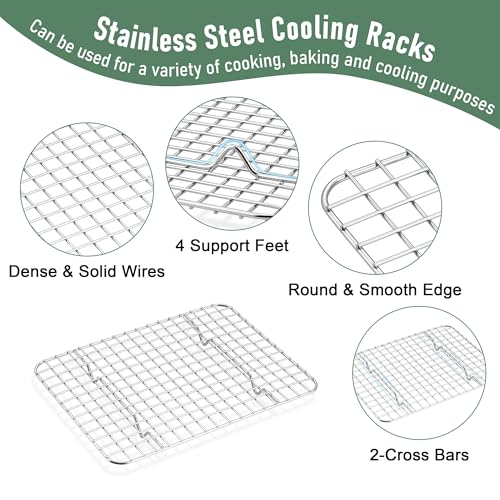 Cookie Sheet with Rack (10*8 Inch)