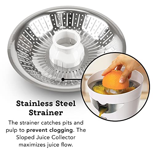 CitriStar CS 1000 Electric Citrus Juicer with Stainless Steel Strainer and Spout