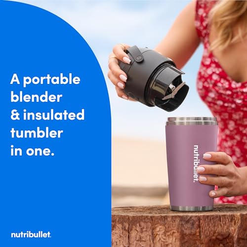 Flip Portable Blender with Insulated Cup (20 oz / Lavender)