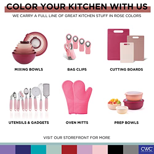 Prep Bowls with Lids (Rose / 8 Piece Set - Deep Bowls)