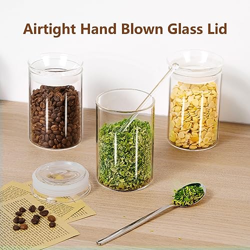 15oz Airtight Glass Jars Set of 3 (Clear / 4-15oz 3Pack)