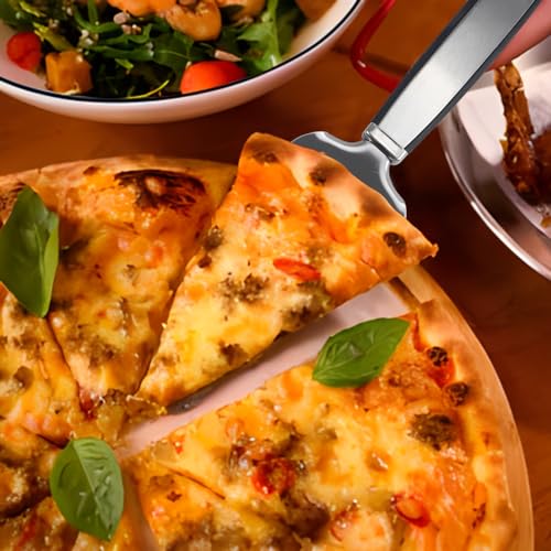 Delux Pizza Stone Set with Pizza Cutter Pizza Server