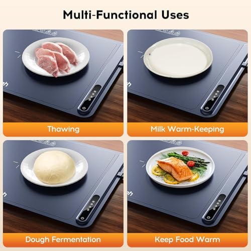 Warming Mat for Food (L-24*16'' / Dark Blue)