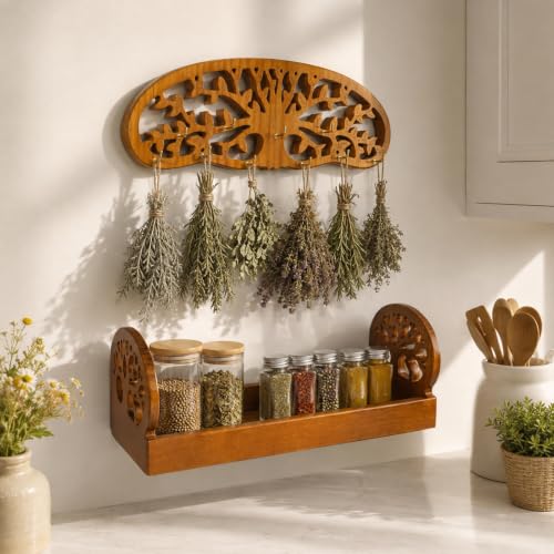 Tree of Life Herb Drying Rack (Herb Drying Rack-Storage Tray)