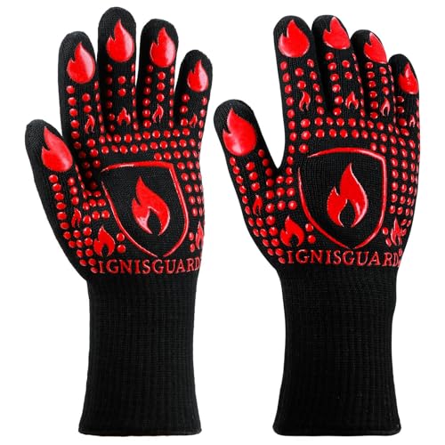 BBQ & Grill Gloves (Red / Large)