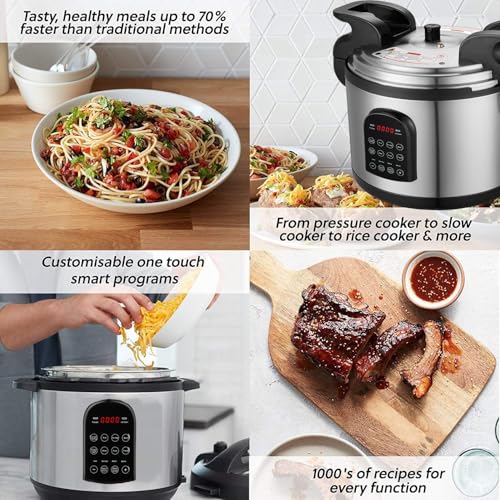 17.8QT Commercial Electric Pressure Cooker stainless steel Pressure Cooker