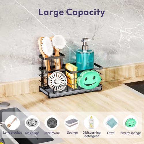 Kitchen Sink Caddy Organizer (Black-drying Stone)