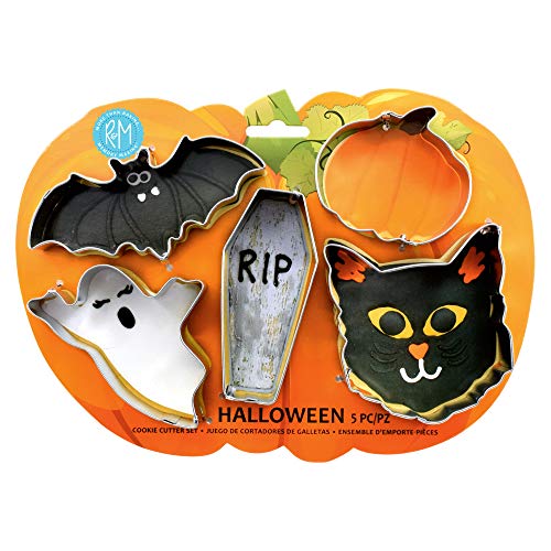 Halloween 5 Piece Cookie Cutter Set