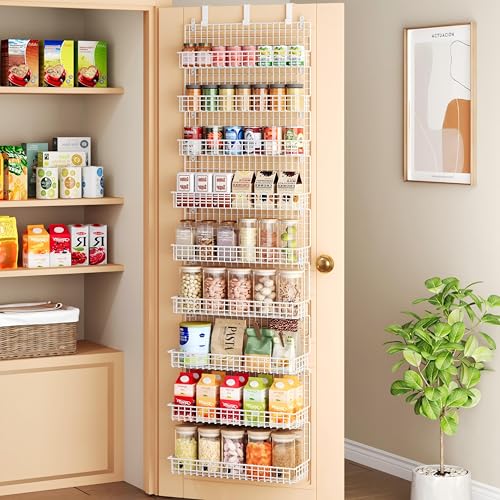 9 Tier Spice Rack Organizer with Door Hook