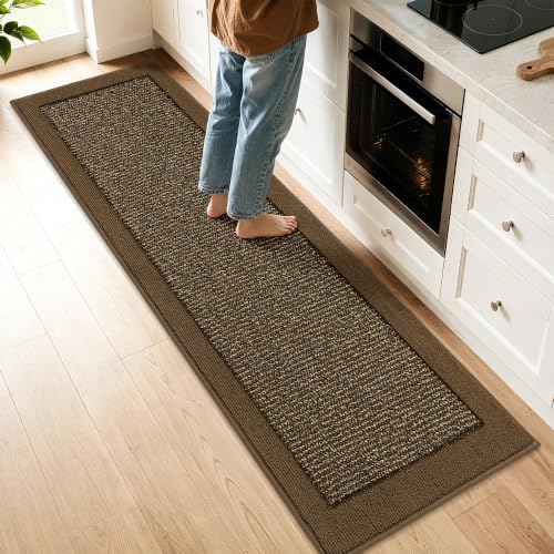 Kitchen Runner Rug 24"x96" (Brown / 24" X 96" (Rectangular))