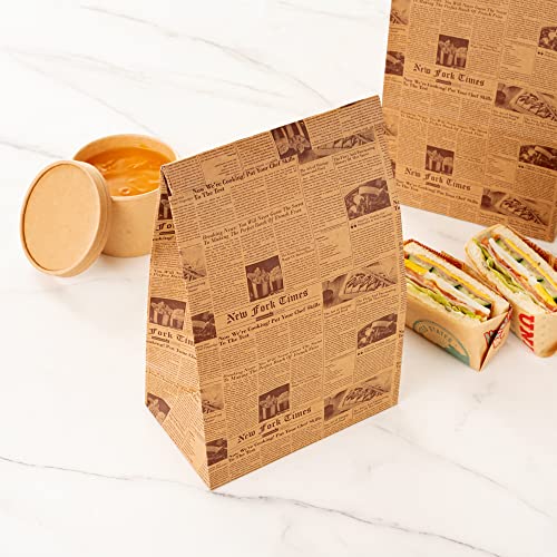 Kraft Paper Newsprint Bag (12 lb / Kraft Newsprint)